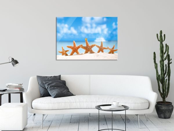 König der Seesterne Lustig, Glasbild Im Angebot – Bild 2
