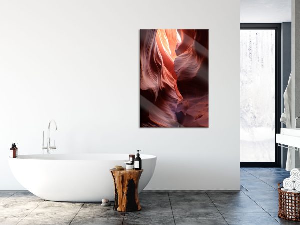 Antelope Canyon Arizona, Glasbild Mode – Bild 4