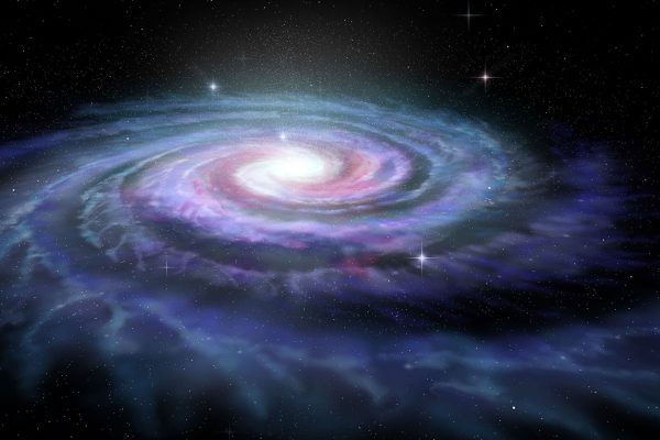Sternenwirbel Galaxie, Glasbild Online – Bild 5