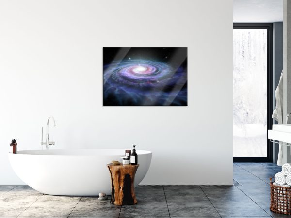 Sternenwirbel Galaxie, Glasbild Online – Bild 4