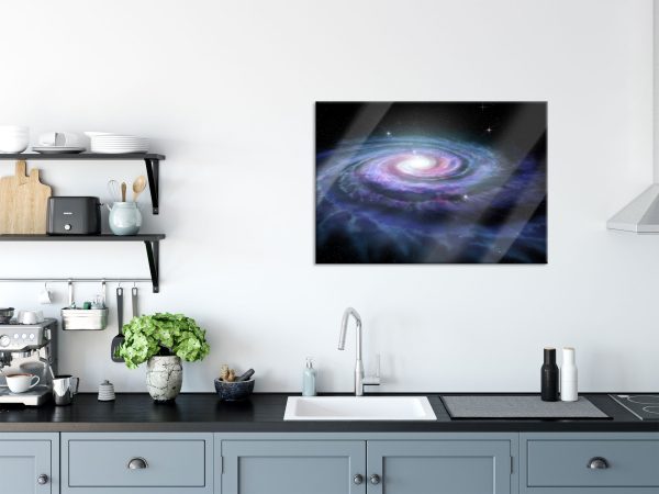 Sternenwirbel Galaxie, Glasbild Online – Bild 3