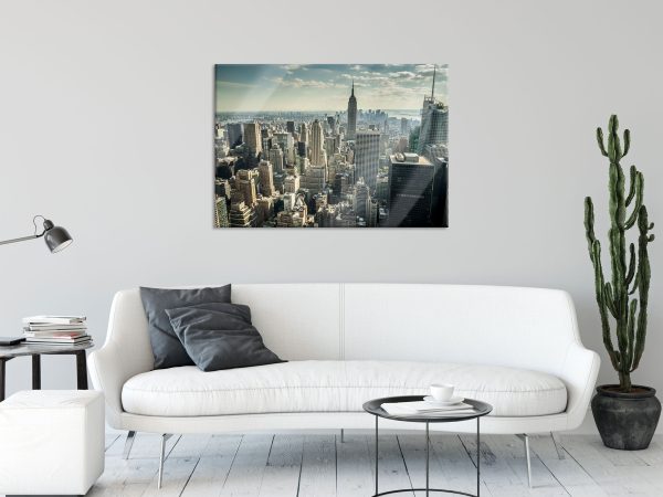 New York bei Tag, Glasbild Angebot – Bild 2