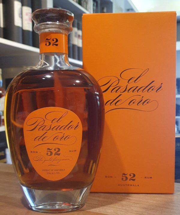 El Pasador 52 de oro Rum Guatemala XO ron 0,7l 52% vol. Online-Verkauf