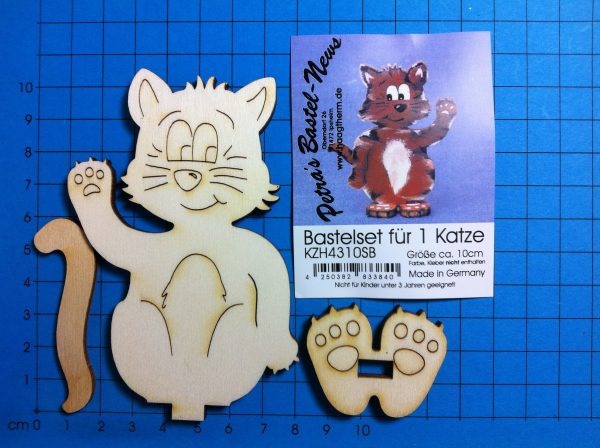Katze als Standfigur aus Holz Rabatt – Bild 2