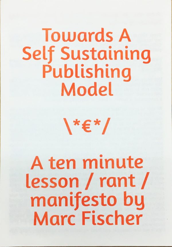 Towards A Self Sustaining Publishing Model Schn?ppchen