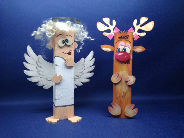 Engel für Kantholz, Pfahlfigur aus Holz Zu verkaufen – Bild 5