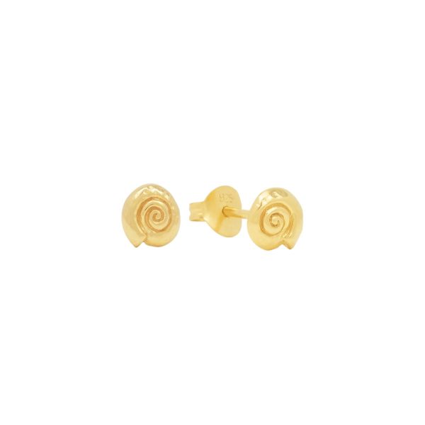 float Nautilus Ohrring Stecker Gold Online-Verkauf