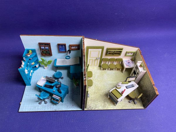 Komplettset  Wartezimmer  für Puppenhaus Zu verkaufen – Bild 5