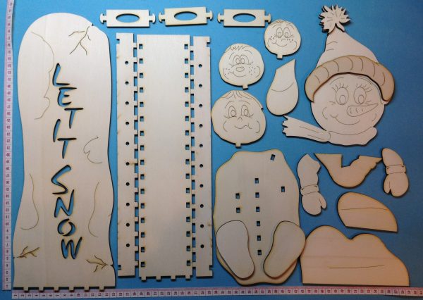 Stele  Let it snow  mit Schneefrau Yuki Angebot – Bild 2