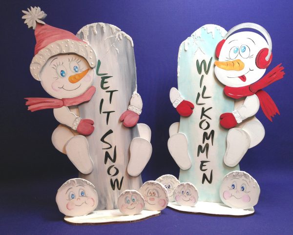 Stele  Let it snow  mit Schneefrau Yuki Angebot – Bild 4